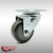 Service Caster 3.5 Inch SS Gray Polyurethane Wheel Swivel Top Plate Caster SCC-SS20S3514-PPUB - alternate 5